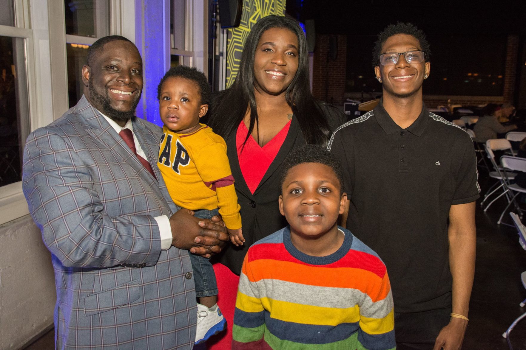 Joseph Griffin, Carter Griffin (16 mos.) Porscha Griffin, Landen Griffin (8 yo.), Christian Griffin
